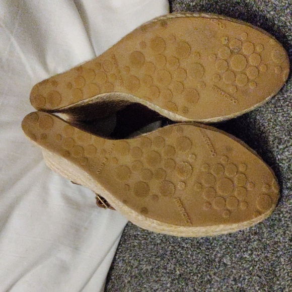 Prelove Women's peep Toes trap back  wedge heel Jimmy Choo Shoes - Picture 7 of 7